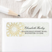 Yoga Meditation Instructor Gold Mandala Blume (Insitu)