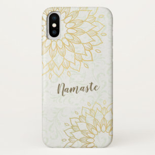 Yoga Meditation Instructor Gold Mandala Blume Case-Mate iPhone Hülle