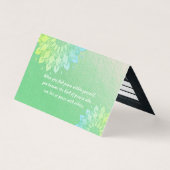 Yoga Meditation Instructor Gold Mandala Preisliste Visitenkarten (Vorderseite)