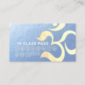 Yoga Meditation Instructor Life Coach Class Pass Treuekarte (Vorderseite)