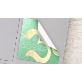 Yoga Meditation Instructor Life Coach OM Quotes Aufkleber