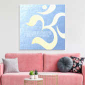 Yoga Meditation Instructor Life Coach OM Quotes Leinwanddruck (Insitu (Wohnzimmer))