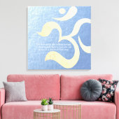 Yoga Meditation Instructor Life Coach OM Quotes Leinwanddruck (Insitu (Wohnzimmer))