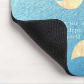 Yoga Meditation Instructor Life Coach OM Quotes Mousepad (Ecke)