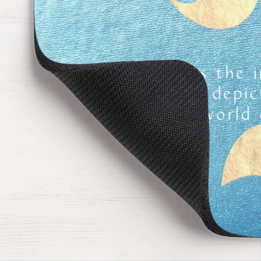 Yoga Meditation Instructor Life Coach OM Quotes Mousepad (Ecke)