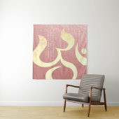 Yoga Meditation Instructor Life Coach OM Quotes Wandteppich (Beispiel (Horizontal))