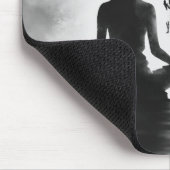 Yoga Meditation Instructor Lotus Pose Tinte Malere Mousepad (Ecke)