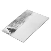 Yoga Meditation Instructor Lotus Pose Tinte Malere Notizblock (angewinkelt)