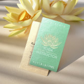 YOGA Meditation Instructor Loyalty Punch Lotus Treuekarte