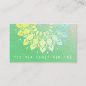 Yoga Meditation Instructor Mandala Loyalty Punch Treuekarte (Vorderseite)