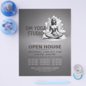 Yoga Meditation Instructor Reiki Master Low Poly Flyer (Einzeln)
