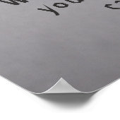 Yoga Meditation Instructor Reiki Master Low Poly Poster (Ecke)