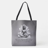 Yoga Meditation Instructor Reiki Master Low Poly Tasche (Vorderseite)