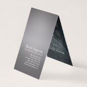 Yoga Meditation Instructor Reiki Master Low Poly Visitenkarten (Rückseite)