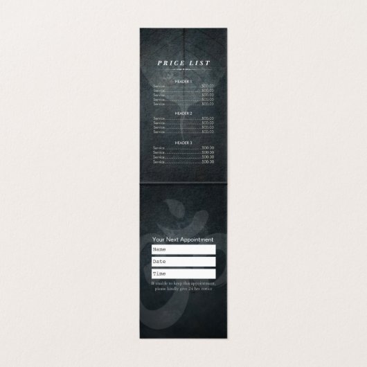 Yoga Meditation Instructor Reiki Master Low Poly Visitenkarten (Innenseite Aufgefaltet)