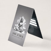 Yoga Meditation Instructor Reiki Master Low Poly Visitenkarten (Vorderseite)