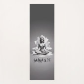 Yoga Meditation Instructor Reiki Master Low Poly Yogamatte (Vorderseite)