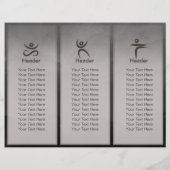 Yoga Meditation Instructor Schwarz-weiß InkPaintin (Rückseite)