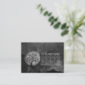 Yoga Meditation Instructor Tree Class Treuekarte (Stehend Vorderseite)