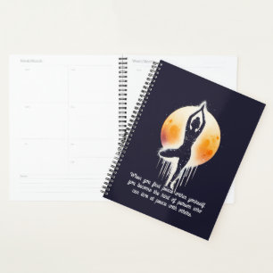 Yoga Meditation Instructor Tree Pose Vollmond Planer