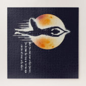 Yoga Meditation Instructor Tree Pose Vollmond Puzzle (Horizontal)