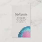 Yoga Meditation Instructor Visitenkarte (Rückseite)