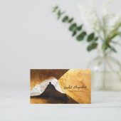 Yoga Meditation Instructor Visitenkarte (Stehend Vorderseite)