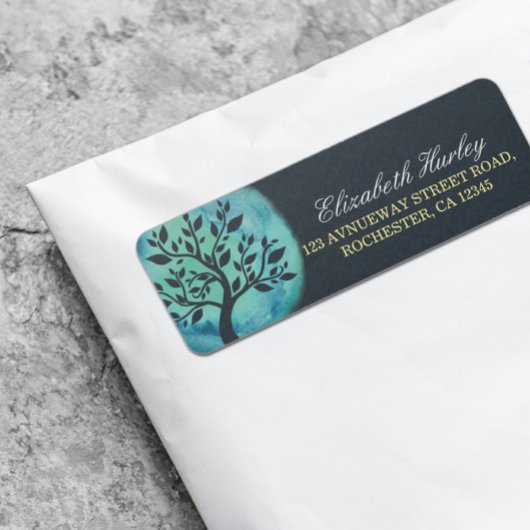 Yoga Meditation Instruktor Eleganter Aquarellbaum