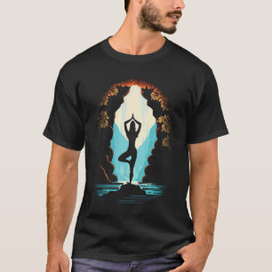 Yoga Meditation Instruktorin Mama Dosierung Yoga i T-Shirt