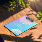 Yoga Meditation Instruktorin Rose Gold Foil Mandal Klemmbrett