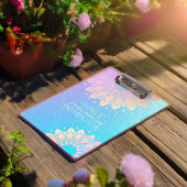 Yoga Meditation Instruktorin Rose Gold Foil Mandal Klemmbrett