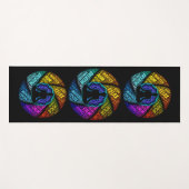 Yoga & Meditation Kunst, Dichtung und Musik Yogamatte (Vorderseite (Horizontal))