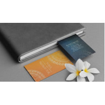 Yoga Meditation Lehrer Moderne Orange Gold Mandala