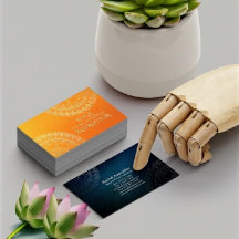 Yoga Meditation Lehrer Moderne Orange Gold Mandala