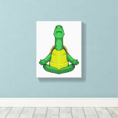 Yoga-Meditation Leinwanddruck (Insitu (Holzboden))