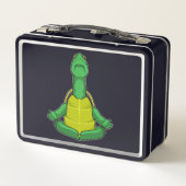 Yoga-Meditation Metall Brotdose (Rückseite)