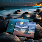 Yoga Meditation Moon Light Sky Ocean 10 Class Pass Terminkarte