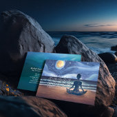 Yoga Meditation Moon Light Sky Ocean 10 Class Pass Terminkarte