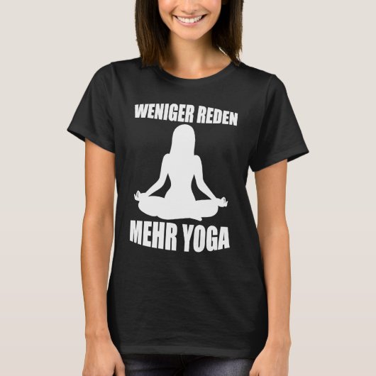 Yoga Meditation Namaste T-Shirt (Vorderseite)