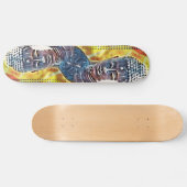 Yoga Meditation Neues Zeitalter Spirituelle Zen Bu Skateboard (Horizontal)