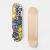 Yoga Meditation Neues Zeitalter Spirituelle Zen Bu Skateboard (Vorderseite)