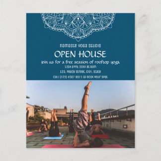 Yoga Meditation Open House Promotional Foto Flyer