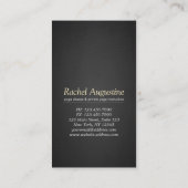 Yoga Meditation Pose Gold OM Symbol Galaxy Nebel Visitenkarte (Rückseite)