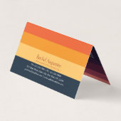 Yoga Meditation Pose Sun Flying Island Preisliste Visitenkarten (Rückseite)