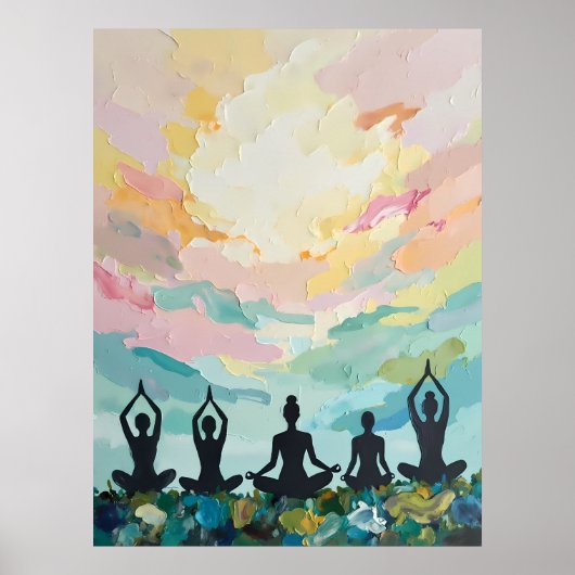 Yoga-Meditation Poster (Vorne)