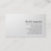 YOGA Meditation Reiki Instructor Blue & Gold Lotus Visitenkarte (Rückseite)