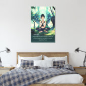 Yoga Meditation Reiki Master Quotes Leinwanddruck (Insitu (Schlafzimmer))