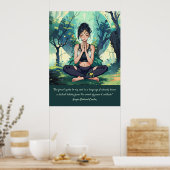 Yoga Meditation Reiki Master Quotes Poster (Küche)
