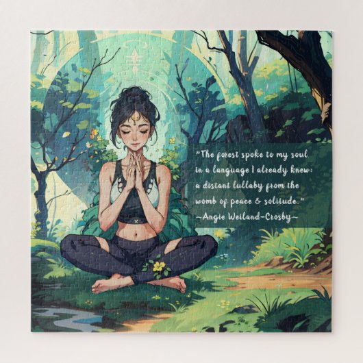 Yoga Meditation Reiki Master Quotes Puzzle (Vertikal)