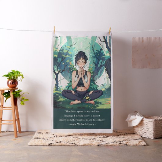 Yoga Meditation Reiki Master Quotes Stoff (Beispiel)